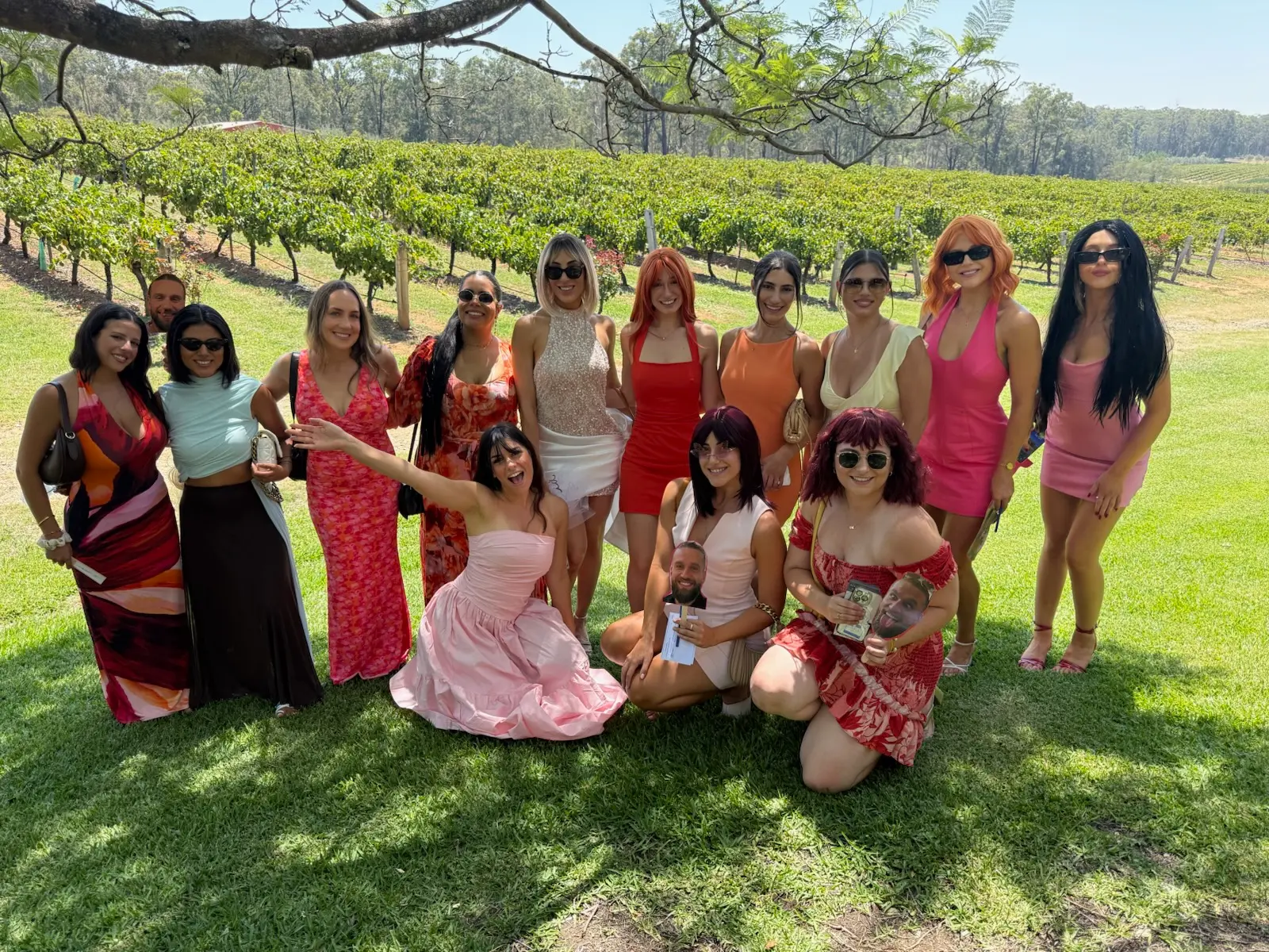 Hen's party wine tasting in the Hunter Valley