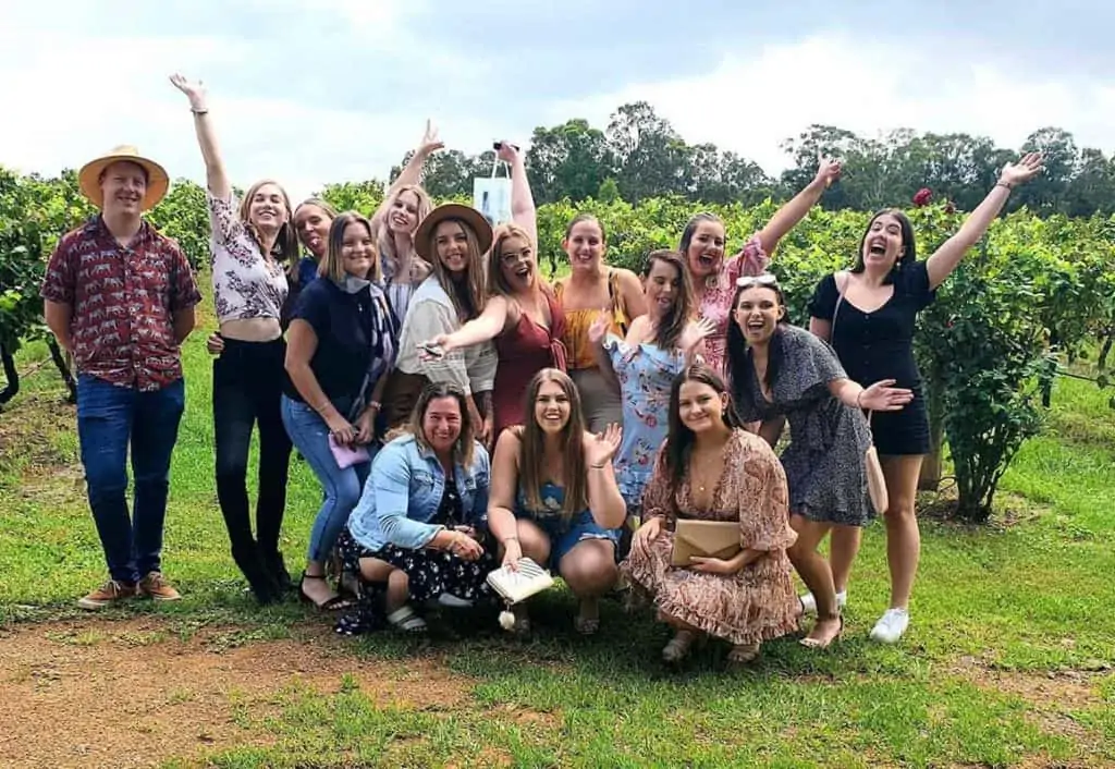 Hens Party Hunter Valley Wine tours